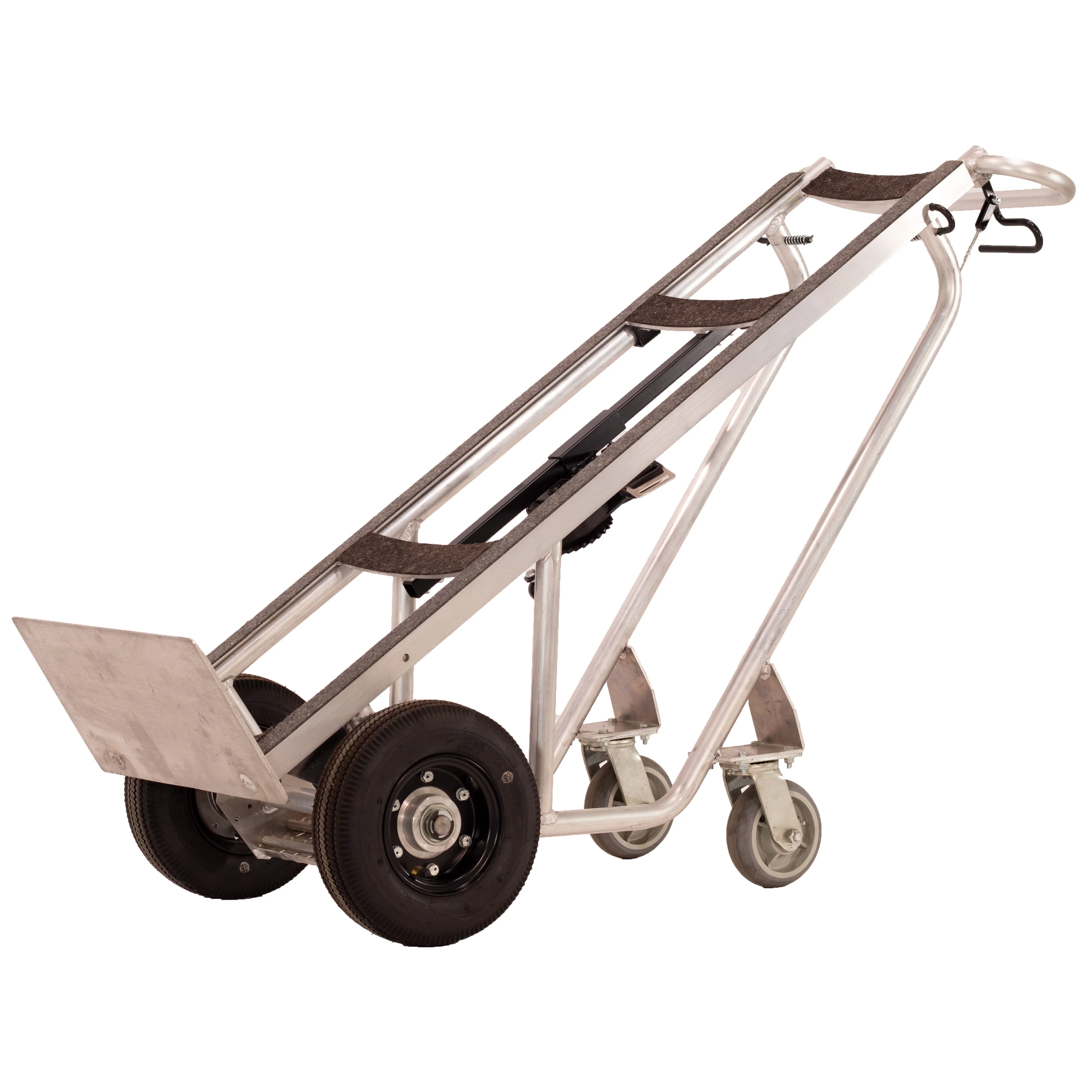Valley Craft 4-Wheel Deluxe Commercial Hand Trucks with Spring Loaded Frame - Image 2