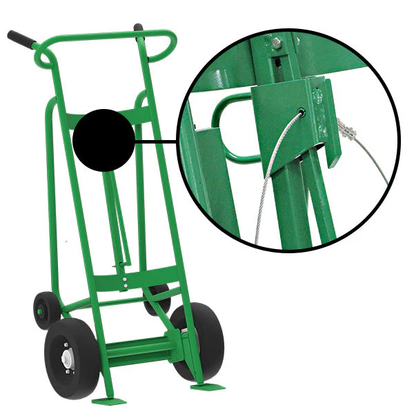 Valley Craft 4-Wheel Steel Drum Hand Trucks - Image 2