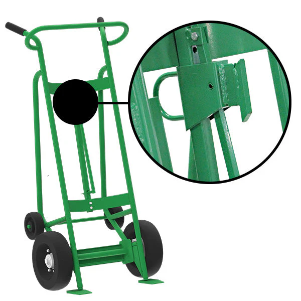 Valley Craft 4-Wheel Steel Drum Hand Trucks - Image 3