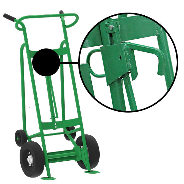 Valley Craft 4-Wheel Steel Drum Hand Trucks - Image 4