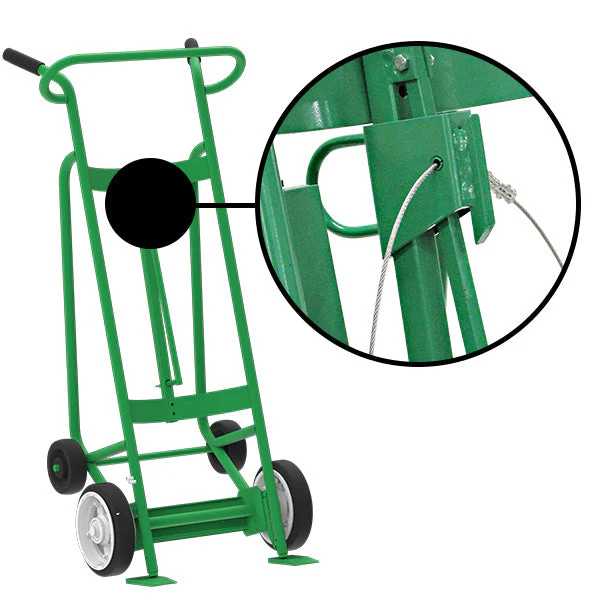 Valley Craft 4-Wheel Steel Drum Hand Trucks - Image 7