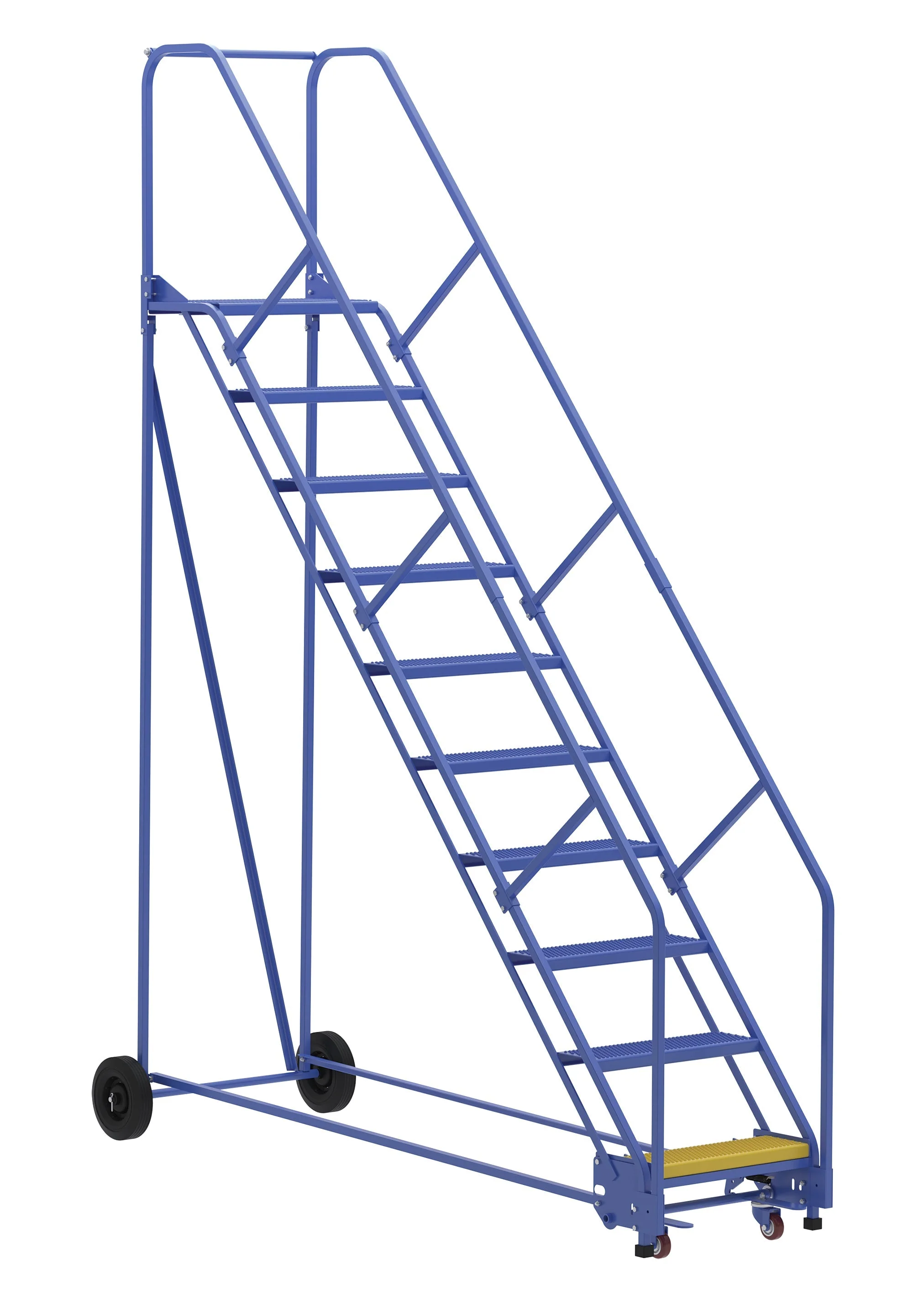 Vestil 10 Step Rolling Warehouse Ladders - Image 4