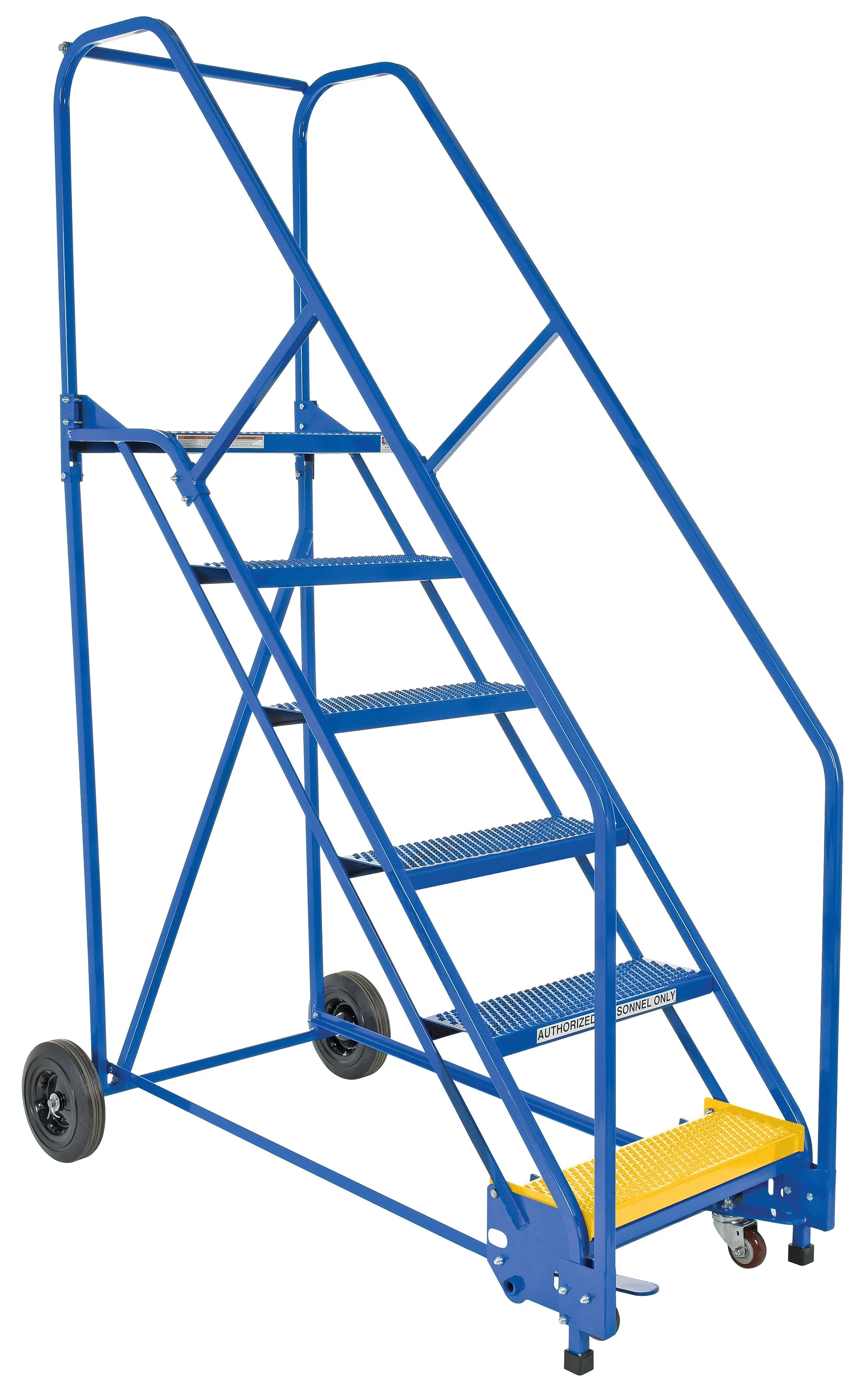 Vestil 6 Step Rolling Warehouse Ladders - Image 4
