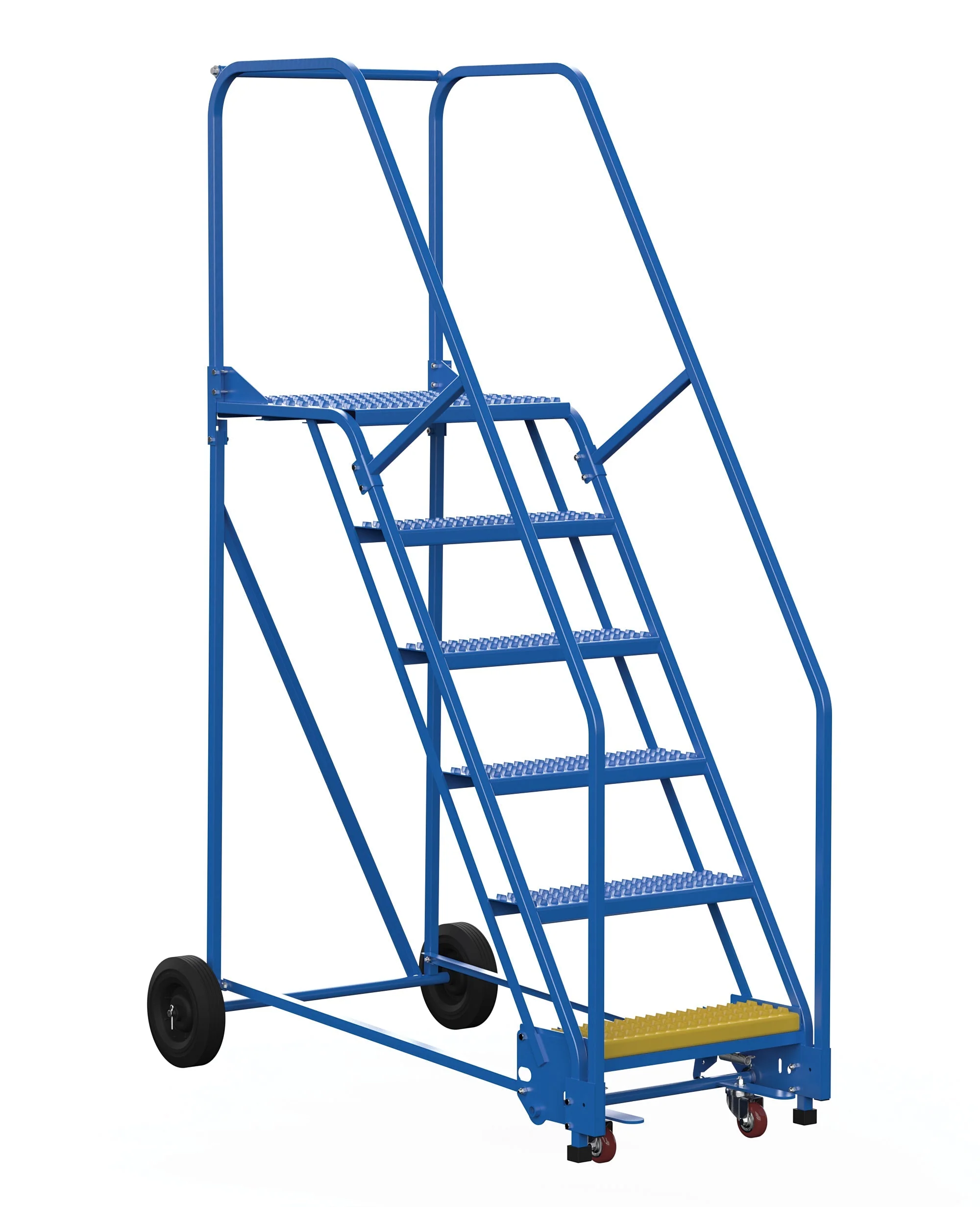 Vestil 6 Step Rolling Warehouse Ladders - Image 5
