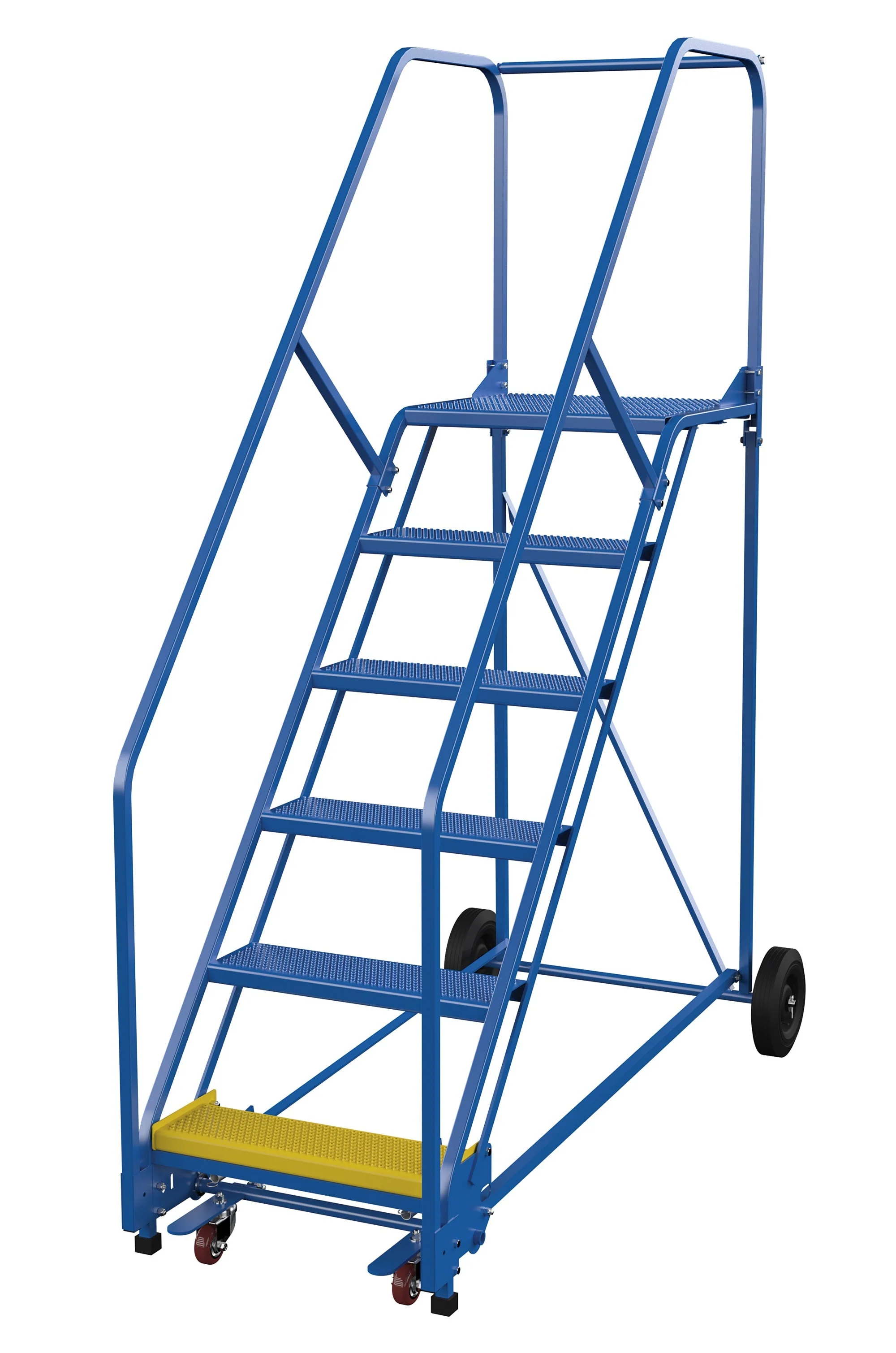 Vestil 6 Step Rolling Warehouse Ladders - Image 8