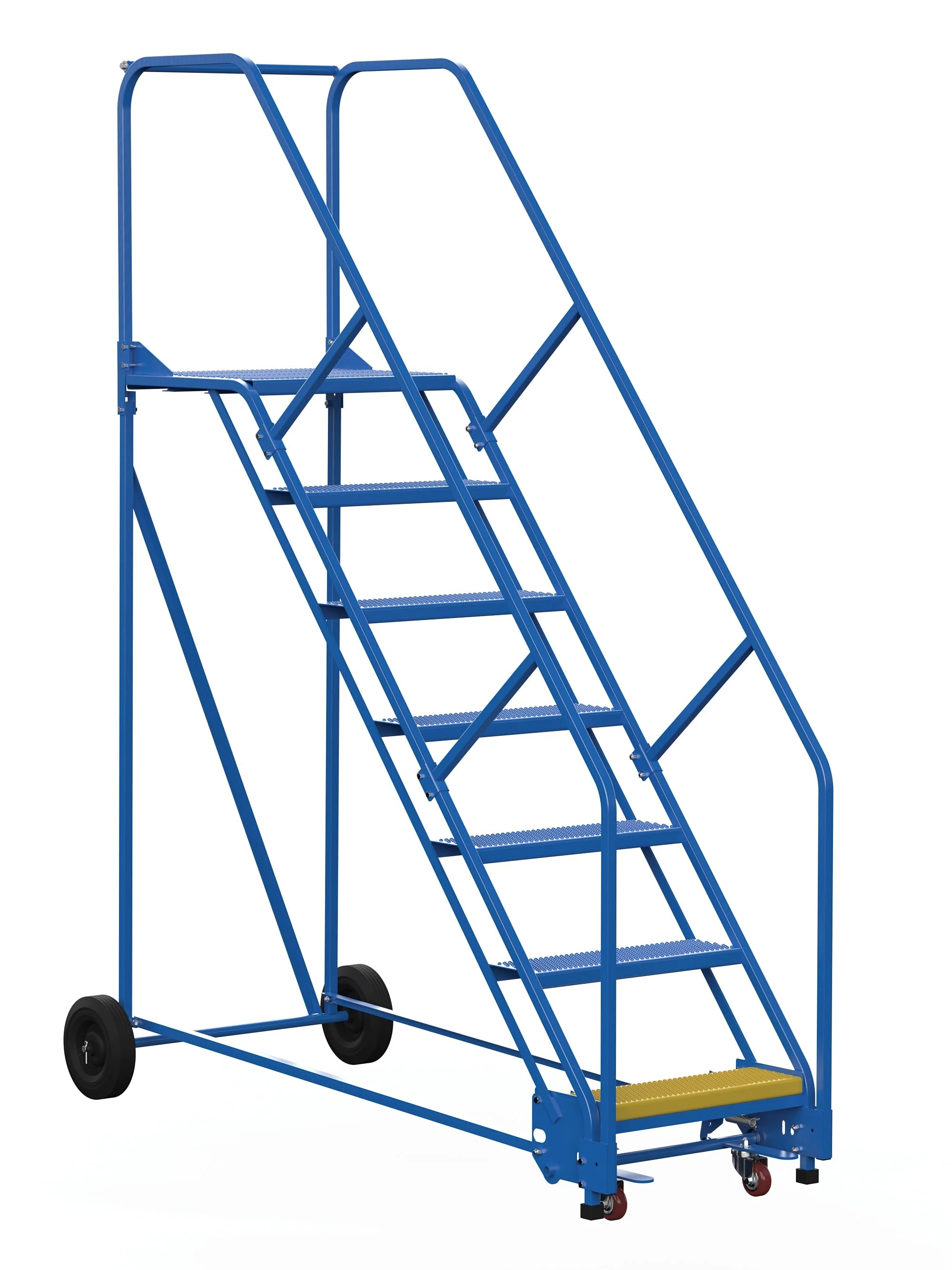 Vestil 7 Step Rolling Warehouse Ladders - Image 8