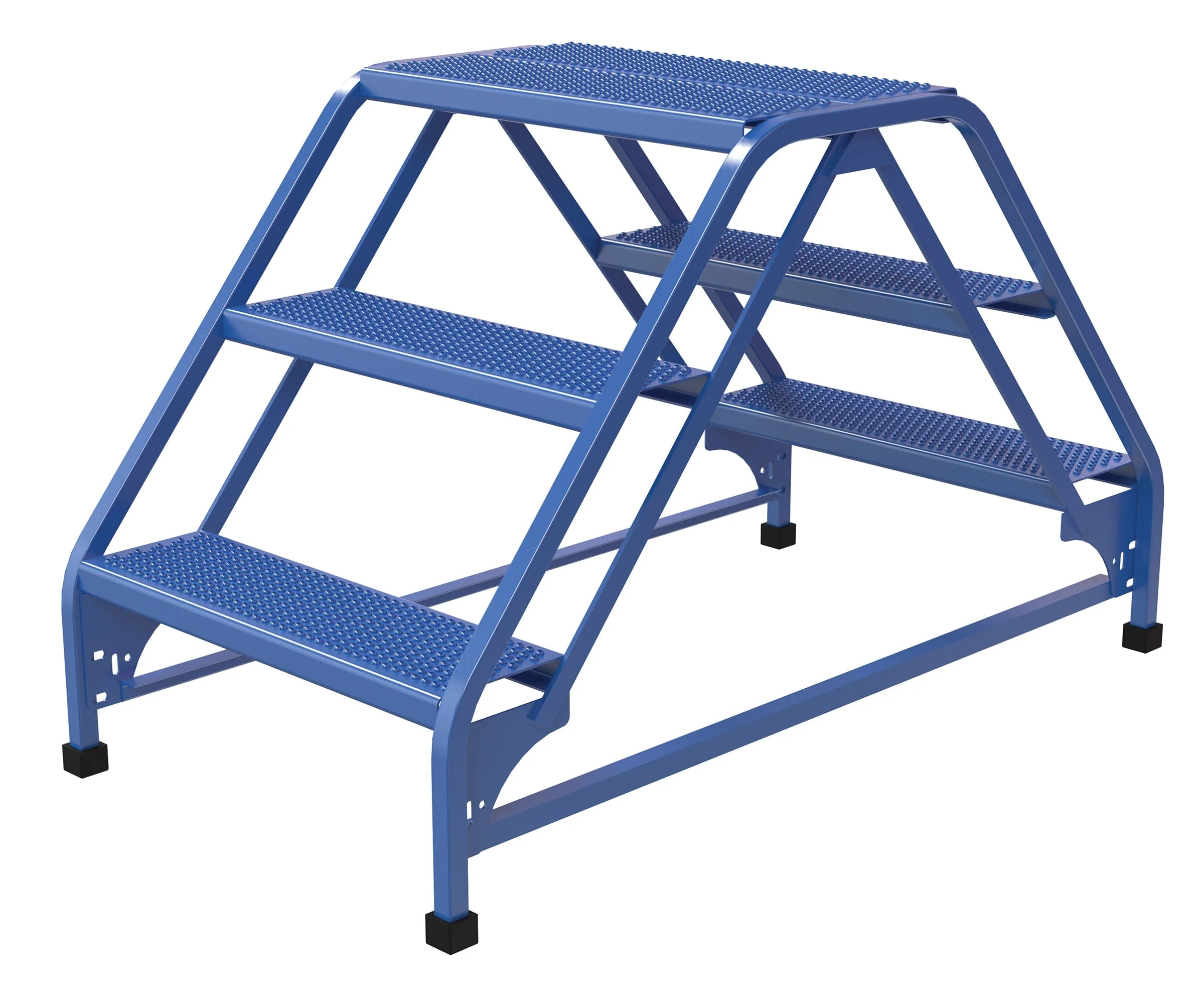 Vestil Double Sided Step Ladders- Blue - Image 10