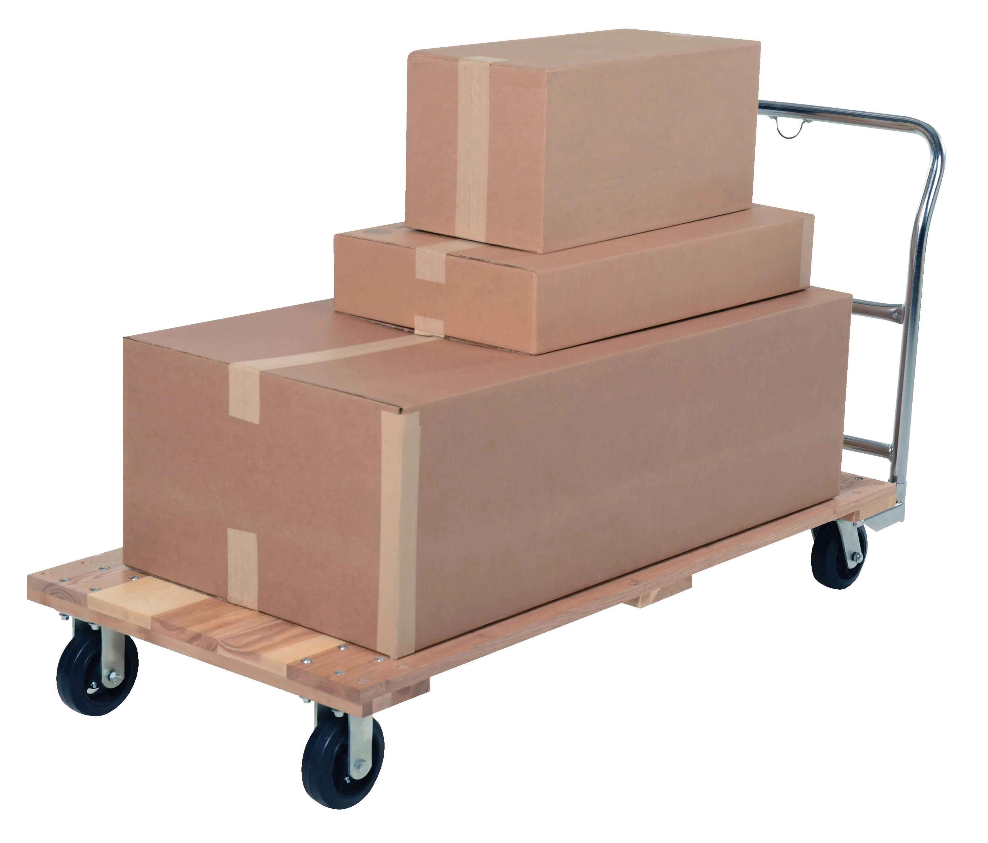 Vestil Double & Triple Decker Hardwood Platform Carts - Image 3