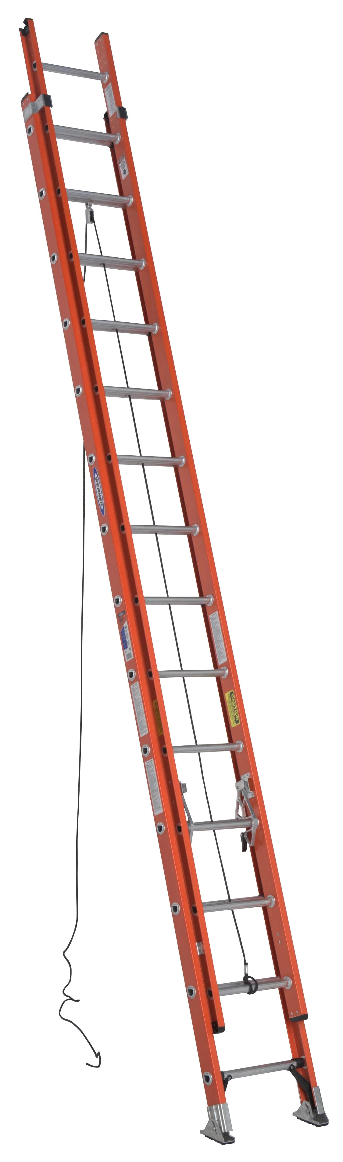 Vestil Fiberglass Extension Ladders with Aluminum Rungs - Image 2