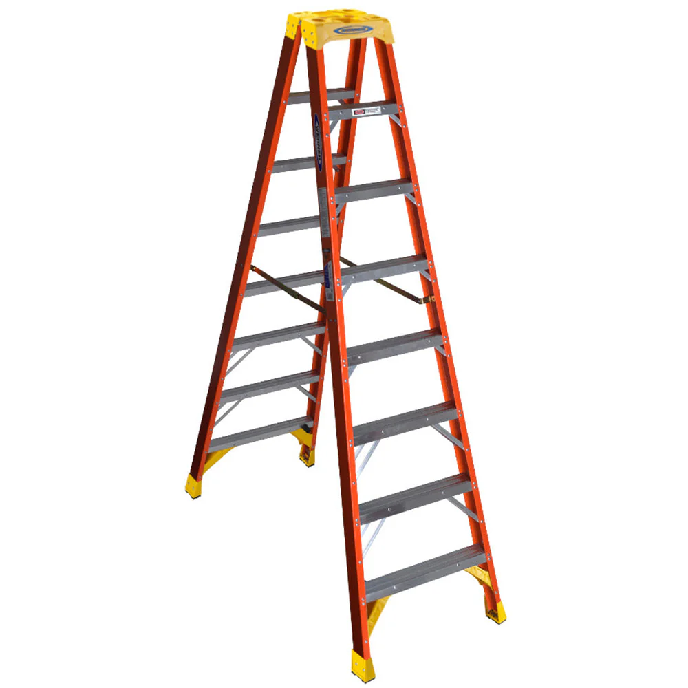 Vestil Fiberglass Twin Front Ladders - Image 4