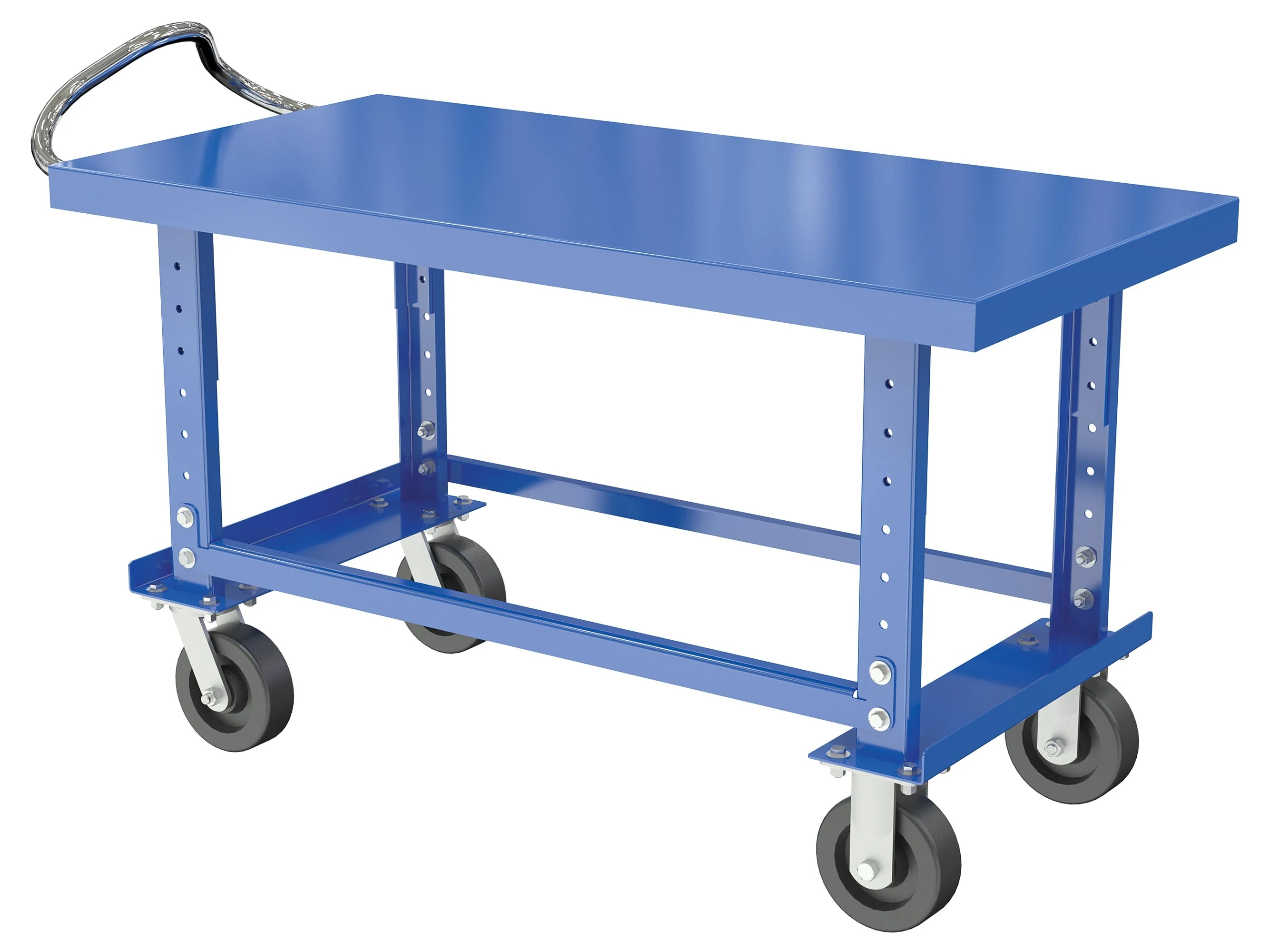 Vestil Height Adjustable Steel Shelf Carts - Image 2