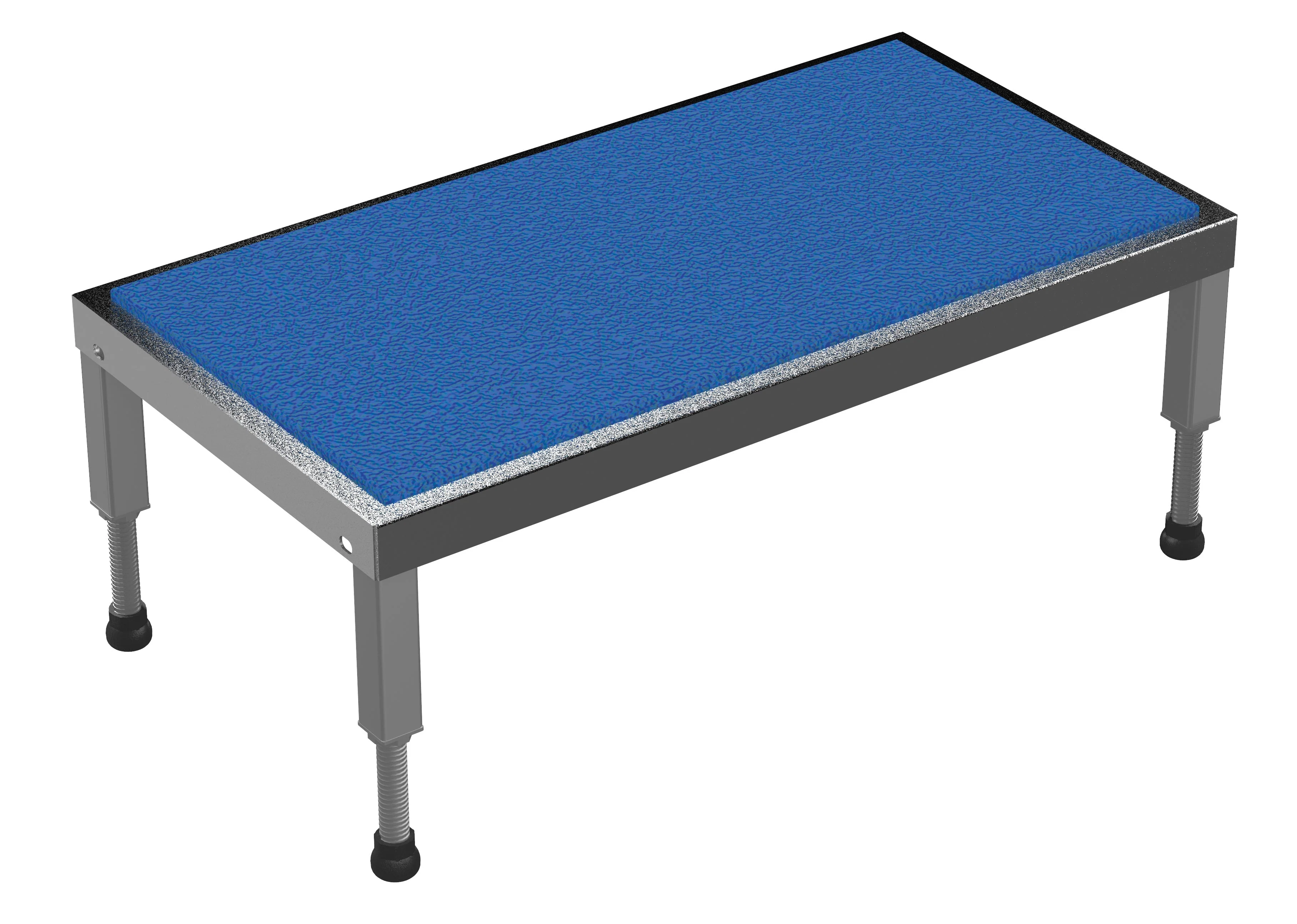 Vestil High Profile Stainless Steel Adjustable Height Work-Mate Stands - Image 2
