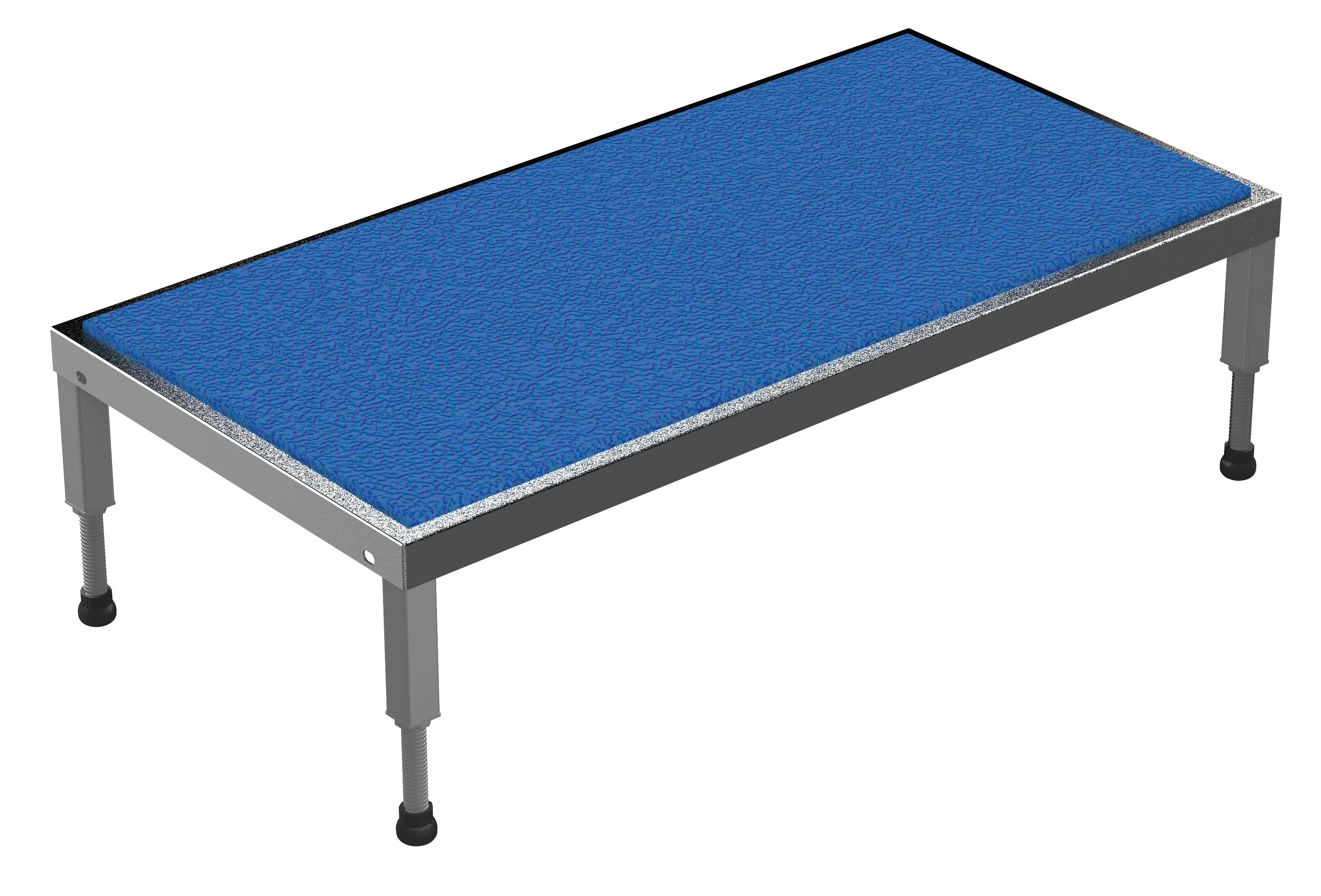 Vestil High Profile Stainless Steel Adjustable Height Work-Mate Stands - Image 6