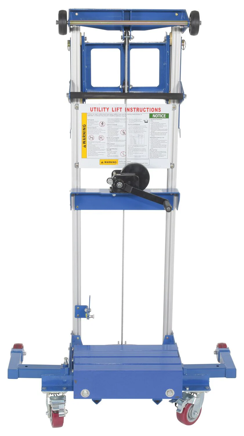Vestil Lightweight Winch Stacker Truck - Image 7