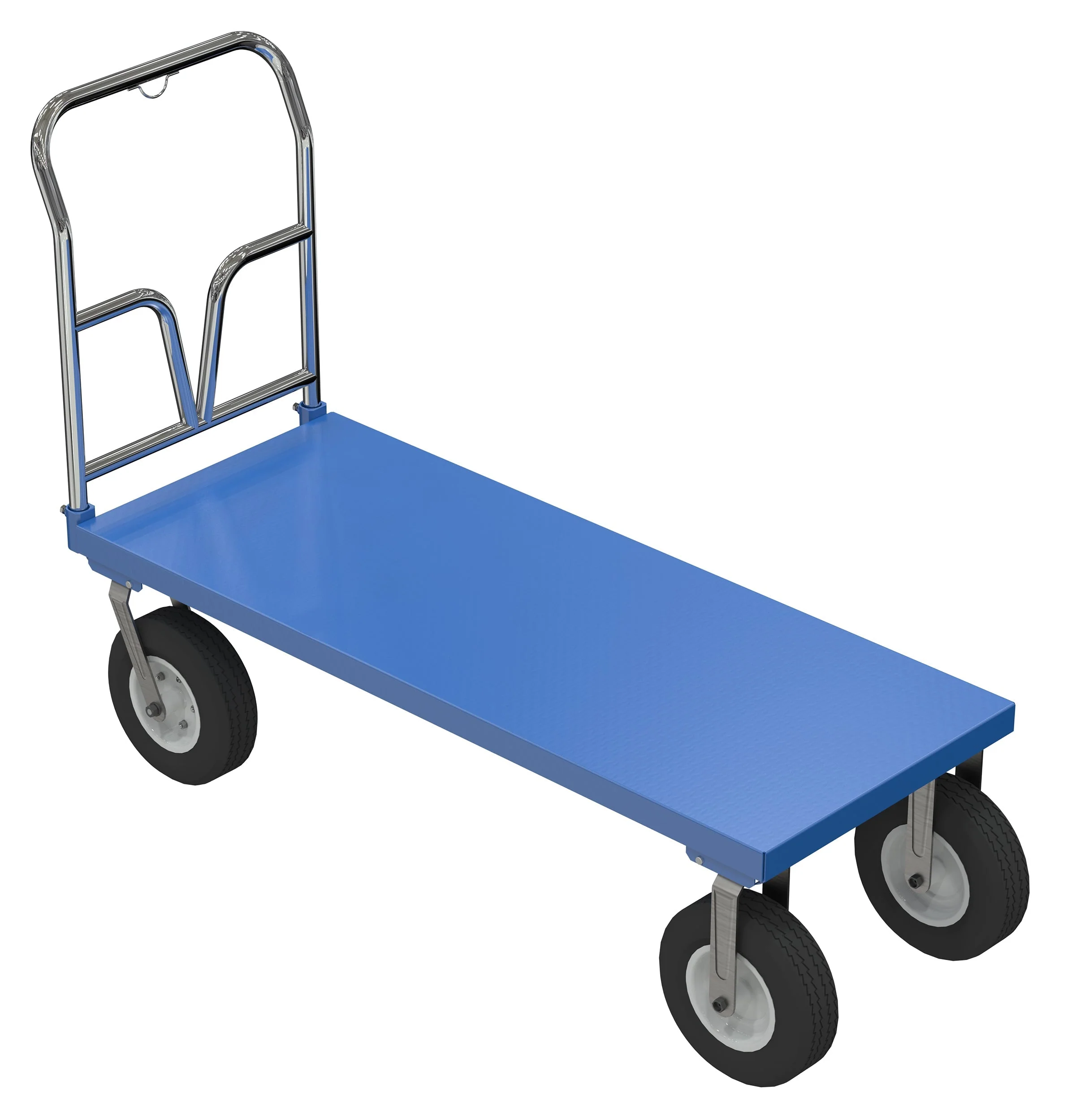 Vestil Pneumatic Tire Steel Platform Trucks - Image 3