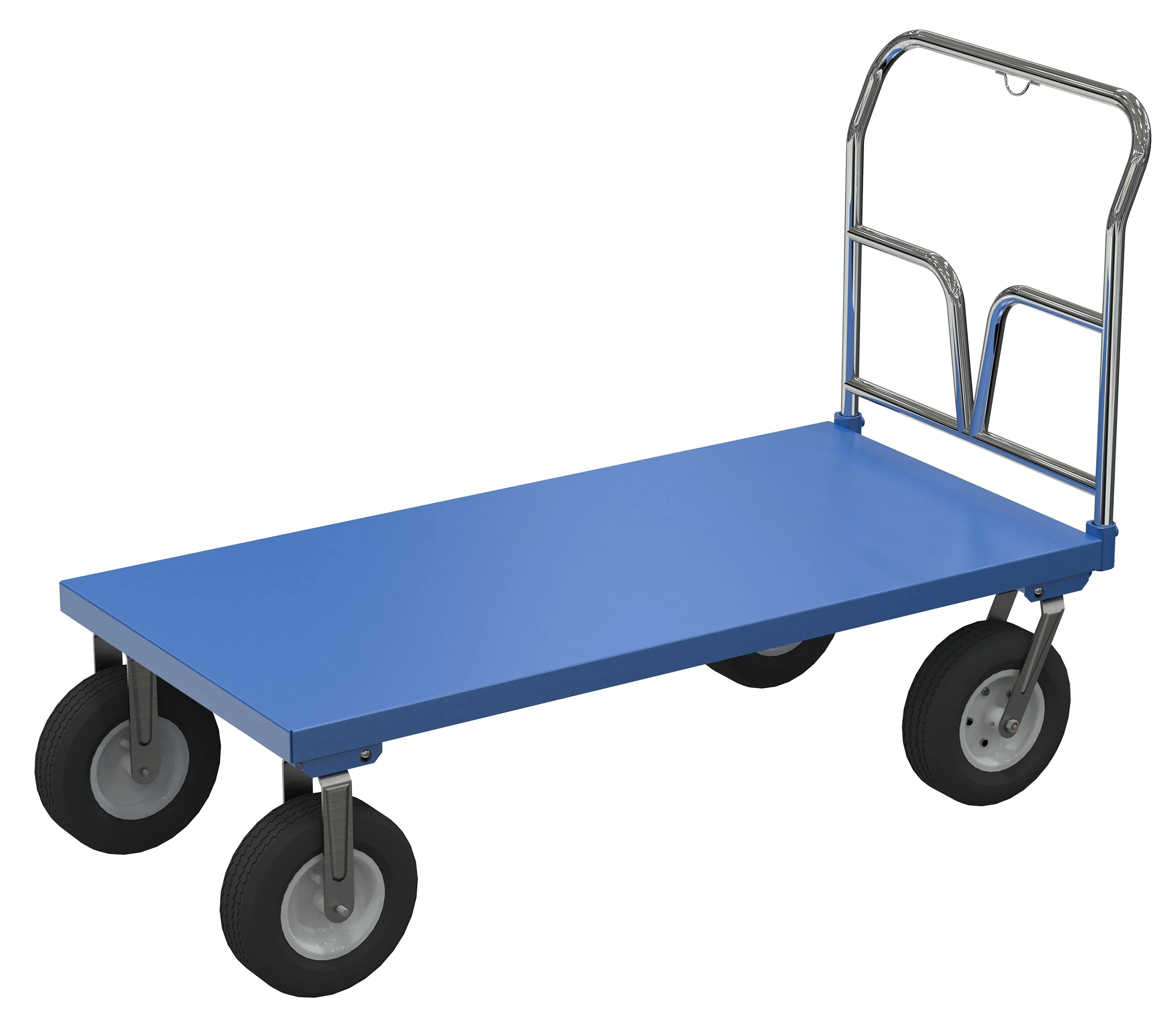 Vestil Pneumatic Tire Steel Platform Trucks - Image 6
