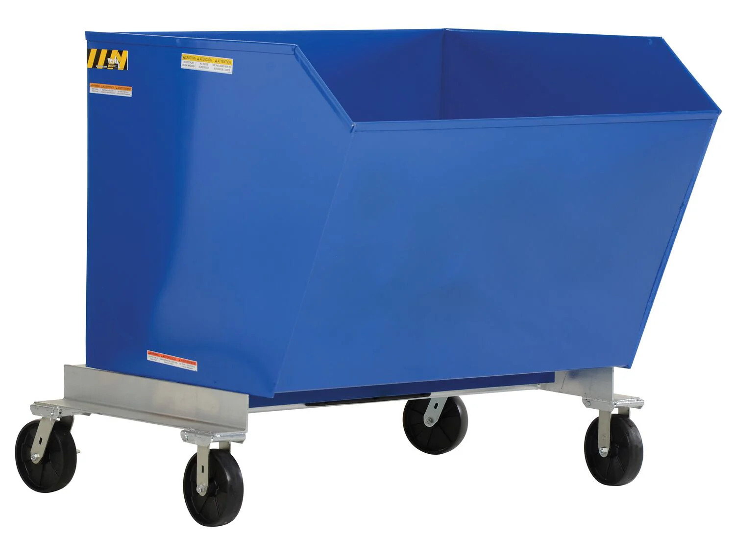 Vestil Portable Forklift Hoppers With Wheels - Image 3