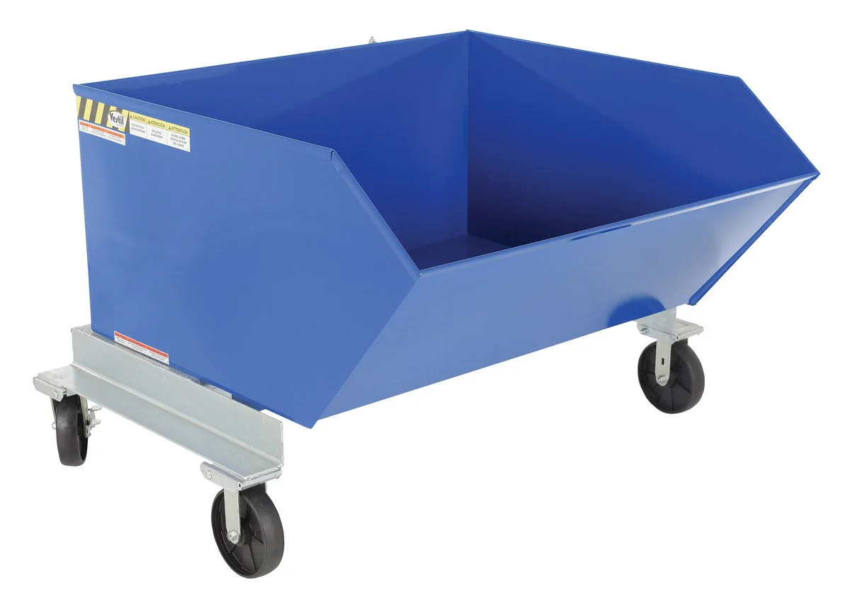 Vestil Portable Forklift Hoppers With Wheels - Image 4