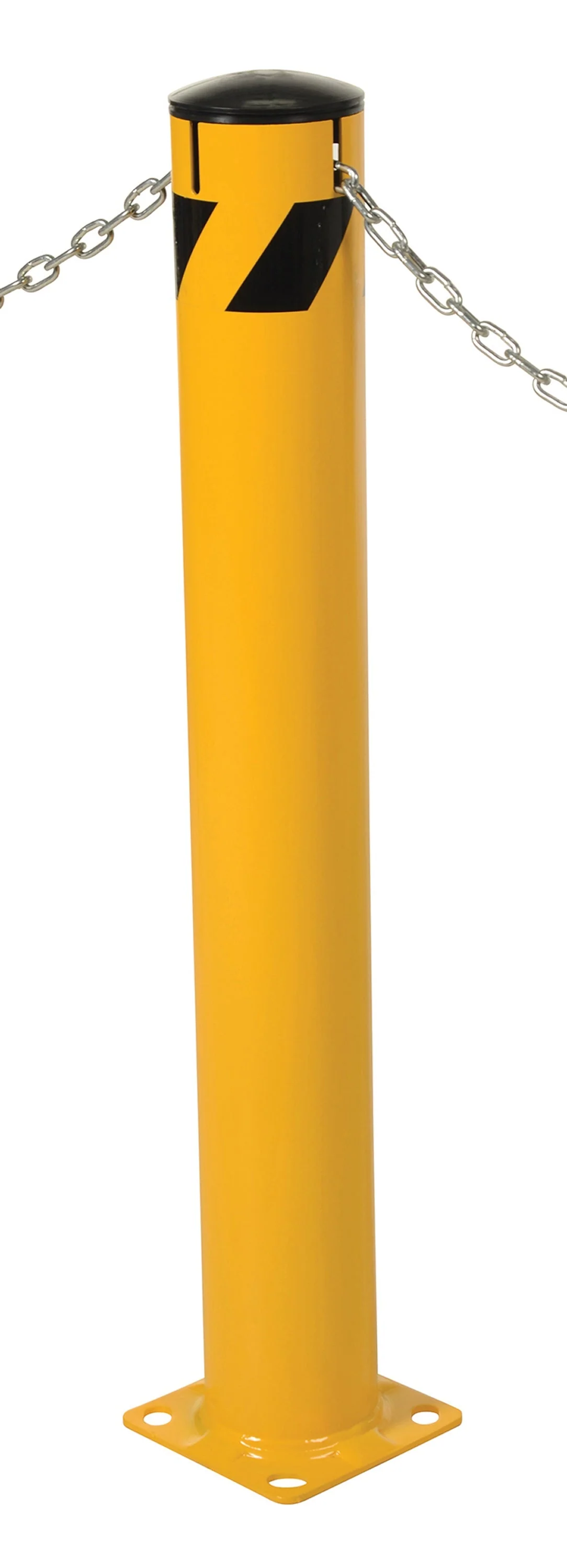 Vestil Steel Pipe Bollard with Chain Slots - Image 5
