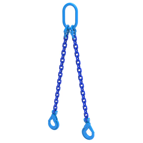 WH 1/2 Inch Dia. x WLL 21200lbs Double Leg Grade 100 Chain Slings - Image 3