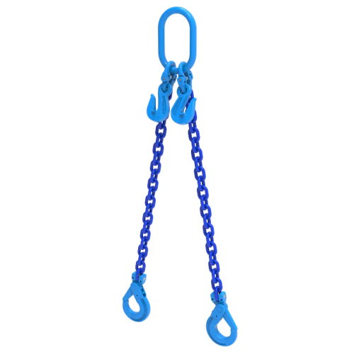 WH 1/4 Inch Dia. x WLL 3800lbs Double Leg Grade 100 Chain Slings - Image 4