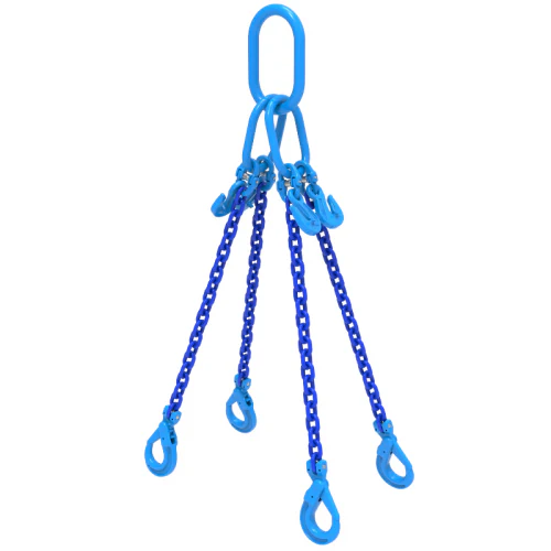 WH 1/4 Inch Dia. x WLL 5700lbs 4-Leg Grade 100 Chain Slings - Image 4
