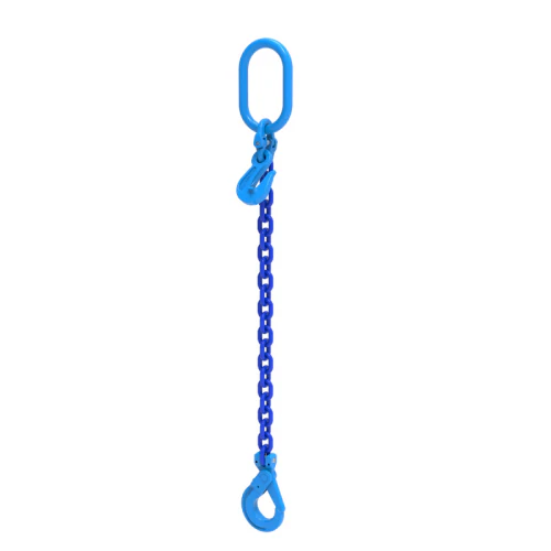 WH 5/8 Inch Dia. x WLL 22600lbs Single Leg Grade 100 Chain Slings - Image 4